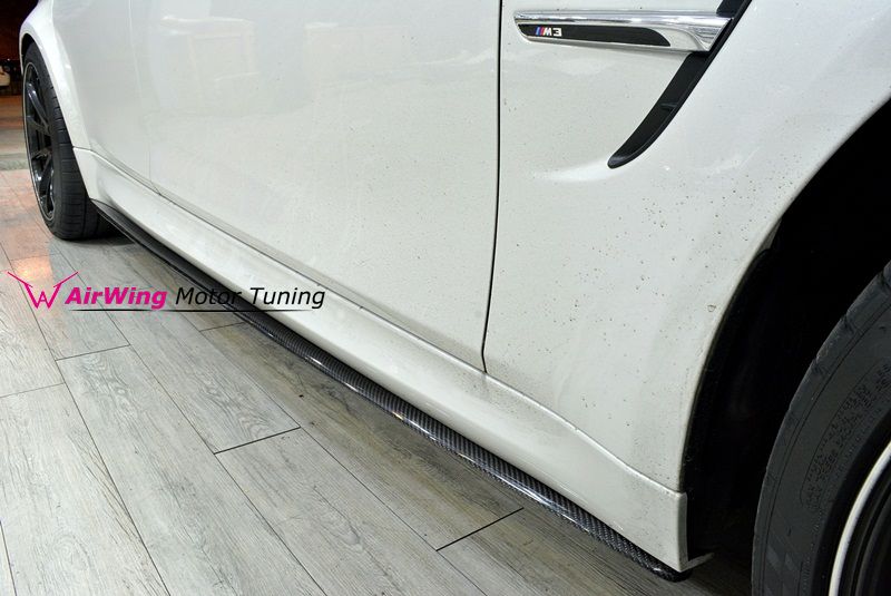 BMW F80 M3 Performance Carbon side skirt splitter 01